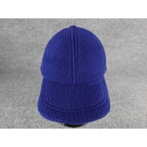 Polartec Fleece Baseball Cap Blue One Size USA Made
